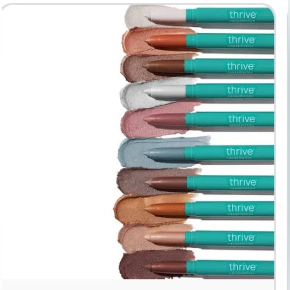 Set of 3 THRIVE Brilliant Eye Brightener- Brown, Tan/Cream and Metallic Rust - Picture 1 of 5